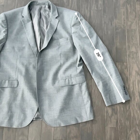 Grey John Lewis Men's Suit 48R Jacket 40R Pants - Picture 5 of 16